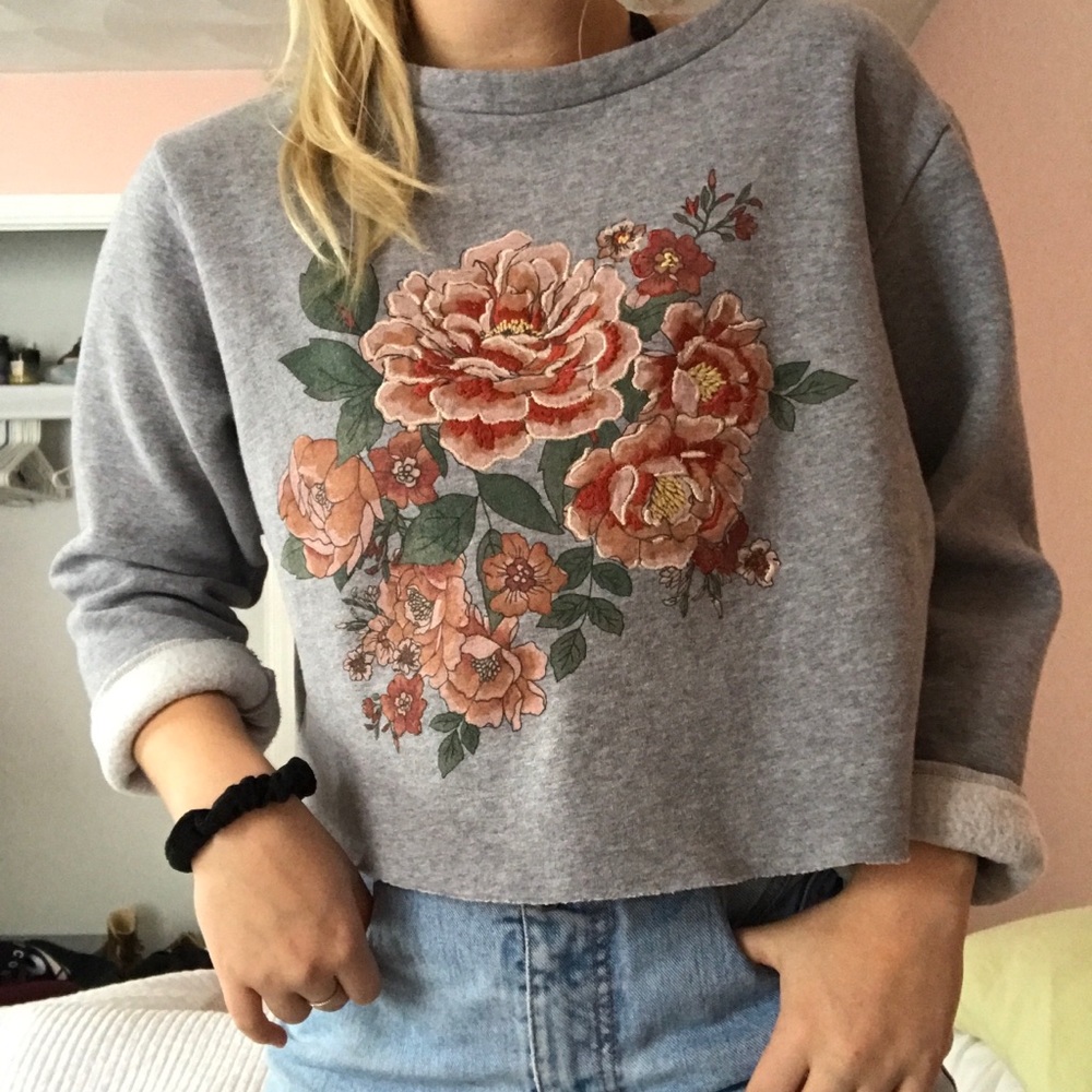 Crop sweatshirt